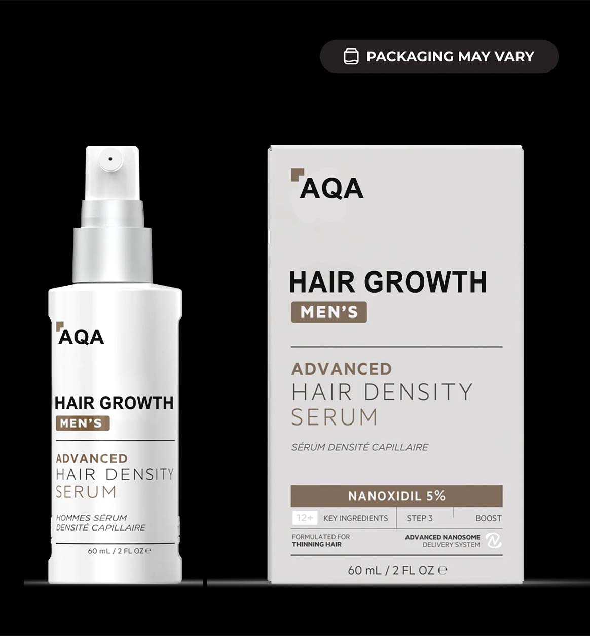 🏅AQANanoxidil 5% Hair Growth Serum for Thicker, Fuller Hair☘️