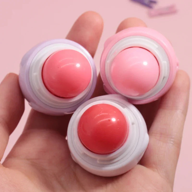 Cute rabbit color changing moisturizing lip balm